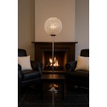 Φωτιστικό δαπέδου N.1008 με κρυστάλλινη μπάλα. Φωτιστικό δαπέδου N.1008 με κρυστάλλινη μπάλα.