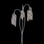 Φωτιστικό δαπέδου Ν.1009 με κρύσταλλα. Φωτιστικό δαπέδου Ν.1009 με κρύσταλλα.