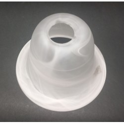 Γυαλί φωτιστικού Ν.507 Ε.14 Αλάβαστρο Λευκό