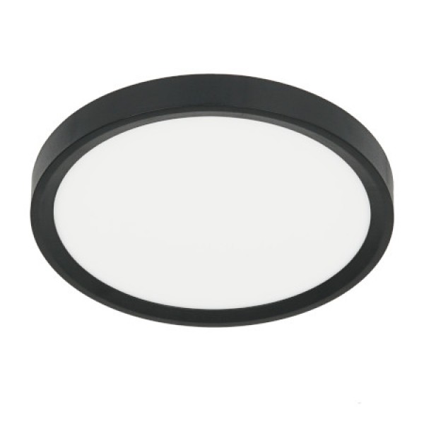 Πλαφονιέρα LED 18W ML0438 ΜΑΥΡΟ