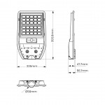  ΦΩΤΙΣΤΙΚΟ Ηλιακό SOLAR Via 50W 500lm 6000K