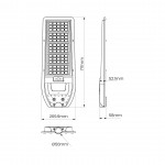 ΦΩΤΙΣΤΙΚΟ Ηλιακό SOLAR Via 200W 2400lm 6000K