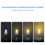 Φωτιστικό Νυκτός Kama Plug-in 2700K