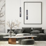 Κρεμαστό φωτιστικό Μονόφωτο  PAX BLACK 1xG9