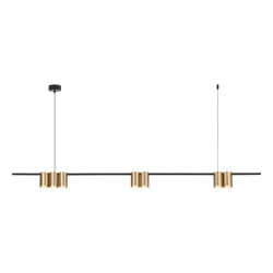 Κρεμαστό Φωτιστικό GENESIS ML0372 7ΧGU10 Μαύρο/Χρυσό