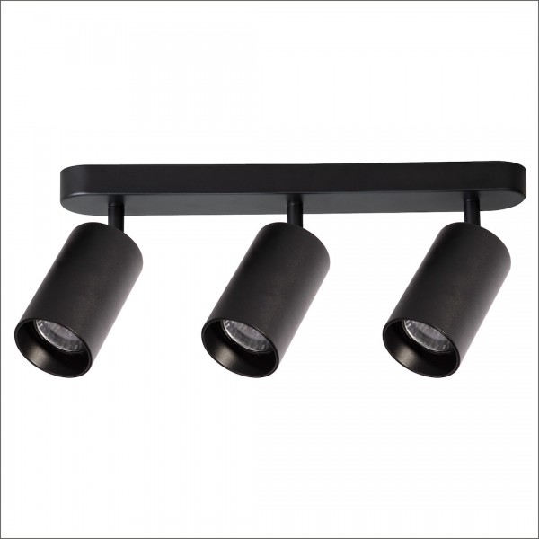 ΣΠΟΤ ΦΩΤΙΣΤΙΚΟ ΟΡΟΦΗΣ 3ΧGU10 PIPE ΜΑΥΡΟ ML1162