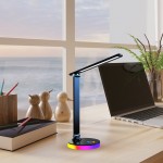 Φωτιστικό γραφείου Bruno Black 5W LED RGB
