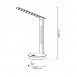 Φωτιστικό γραφείου Bruno Black 5W LED RGB