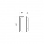 Απλίκα φωτιστικό Wow 10W 3CCT IP54 30cm