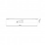 LED ΑΠΛΙΚΑ SHINE ΛΕΥΚΟ 12W LED 60CM 4000