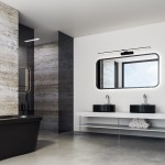 LED ΑΠΛΙΚΑ SPLASH ΜΑΥΡΟ 12W LED 60CM 4000K IP44