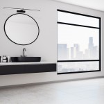 LED ΑΠΛΙΚΑ SPLASH ΜΑΥΡΟ 12W LED 60CM 4000K IP44