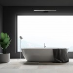 LED ΑΠΛΙΚΑ SPLASH ΜΑΥΡΟ 16W LED 80CM 4000K IP44