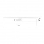 LED ΑΠΛΙΚΑ SHINE ΛΕΥΚΟ 15W LED 80CM 4000