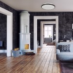 Πλαφονιέρα LED 18W TERMA ΜΑΥΡΟ 4000Κ IP44