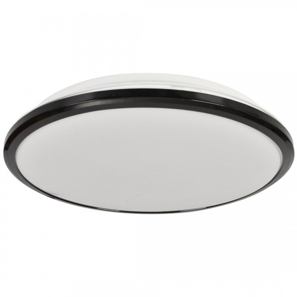 Πλαφονιέρα LED 24W TERMA ΜΑΥΡΟ 4000Κ IP44