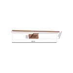 LED ΑΠΛΙΚΑ SHINE ΧΑΛΚΟΣ 13,8W LED 60CM 4000Κ