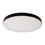 Πλαφονιέρα LED 15W MAYA ΜΑΥΡΟ IP44 4000Κ