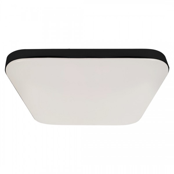 Πλαφονιέρα LED 16W NEMO ΜΑΥΡΟ IP44 4000Κ