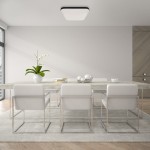 Πλαφονιέρα LED 16W NEMO ΜΑΥΡΟ IP44 4000Κ