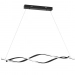 LED ΚΡΕΜΑΣΤΟ ΦΩΤΙΣΤΙΚΟ TWIST ΜΑΥΡΟ 90W ML8609