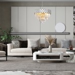 CRYSTAL LIGHT ML8889 ΚΡΕΜΑΣΤΟ ΧΡΩΜΙΟ