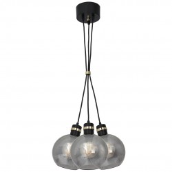 ΚΡΕΜΑΣΤΟ ΦΩΤΙΣΤΙΚΟ OMEGA ΜΑΥΡΟ/ΧΡΥΣΟ 3XE27