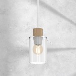 Κρεμαστό Μονόφωτο φωτιστικό MADERA 1xE27